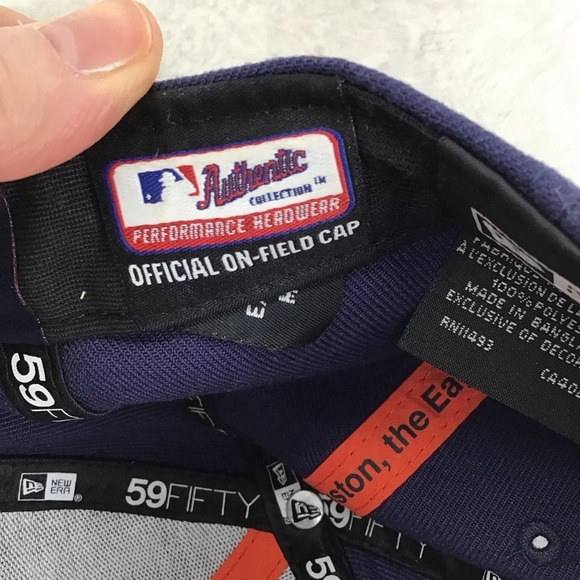 Houston Astros 2022 City Connect New Era 59Fifty Cap Baseball Hat Size 6 7/8 - Picture 5 of 10